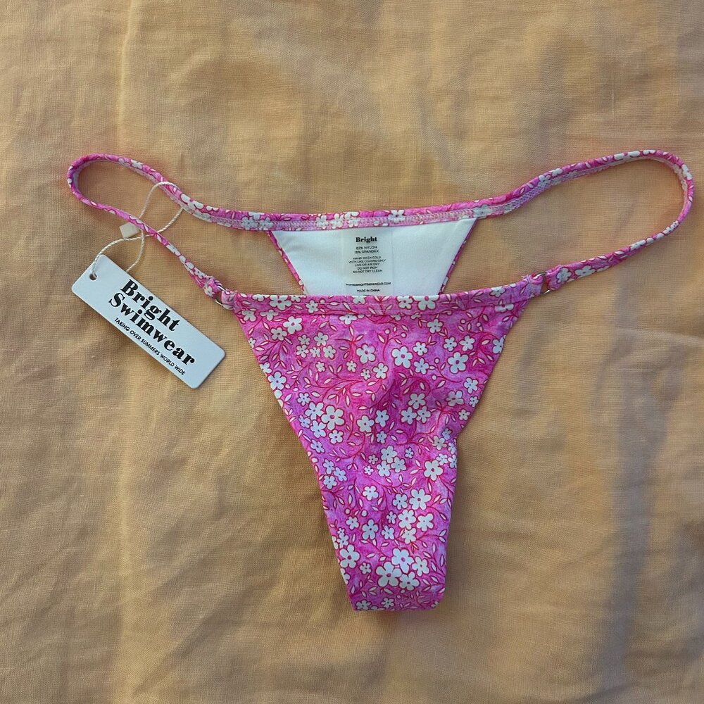 NWT Bright Swimwear Fiona Bottom Paradise Pink